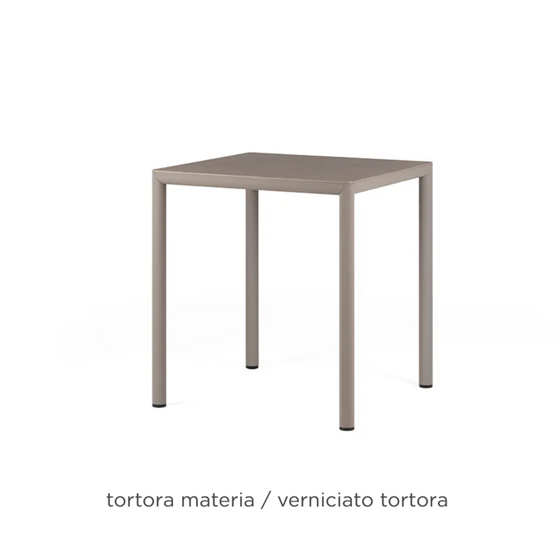 Load image into Gallery viewer, Outdoor Piave 70 Nardi Contract Table by Custom Wood Designs, featuring a durable tortora finish and sturdy wooden construction.
