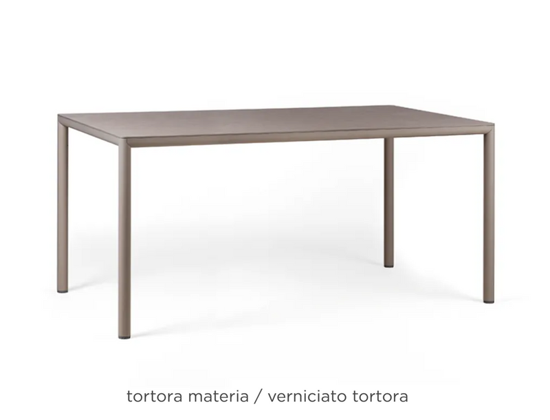 Load image into Gallery viewer, Nardi Piave outdoor table in tortora color with 160x90 cm rectangular shape, suitable for garden or patio use.
