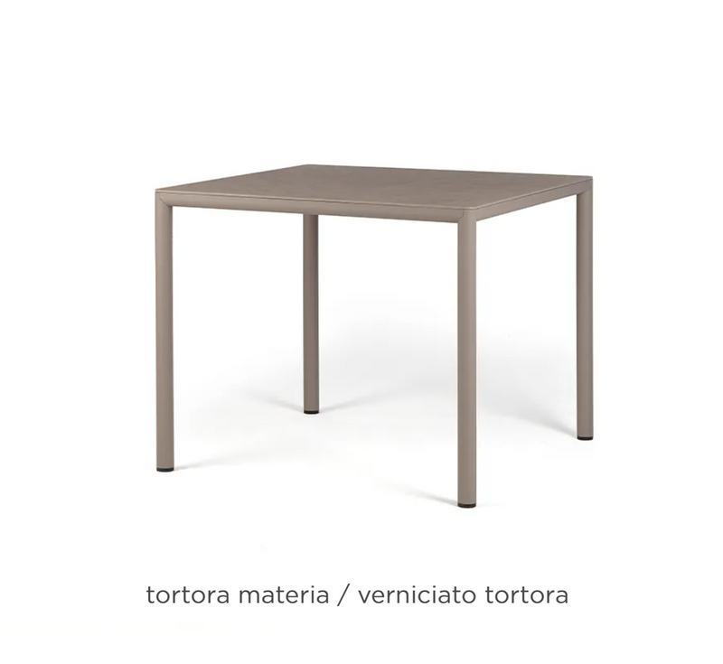 Load image into Gallery viewer, Piave 90 Contract Table by Nardi Oy, a durable wood restaurant table with tortora finish from Custom Wood Designs.
