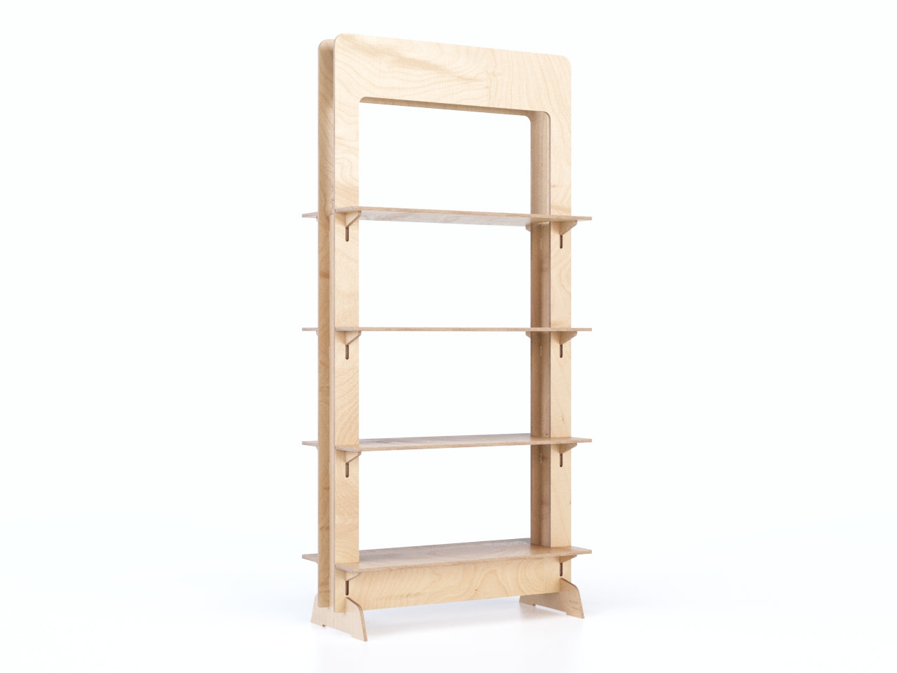 Retail display stand Twin 690 by Esposit, showing a sleek, sturdy dual-tier design for retail organization and product presentation.