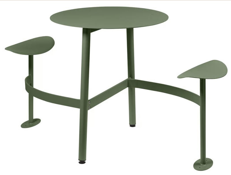 Load image into Gallery viewer, BOLDER 2-Seater Modular Round Outdoor Table with Integrated Seating
