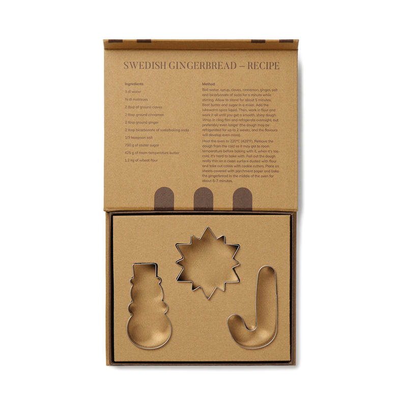 Load image into Gallery viewer, VINGA Classic cookie cutter 3-piece set - Custom Wood Designs
