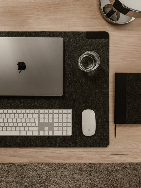 VINGA Albon GRS recycled felt desk pad - Custom Wood Designs