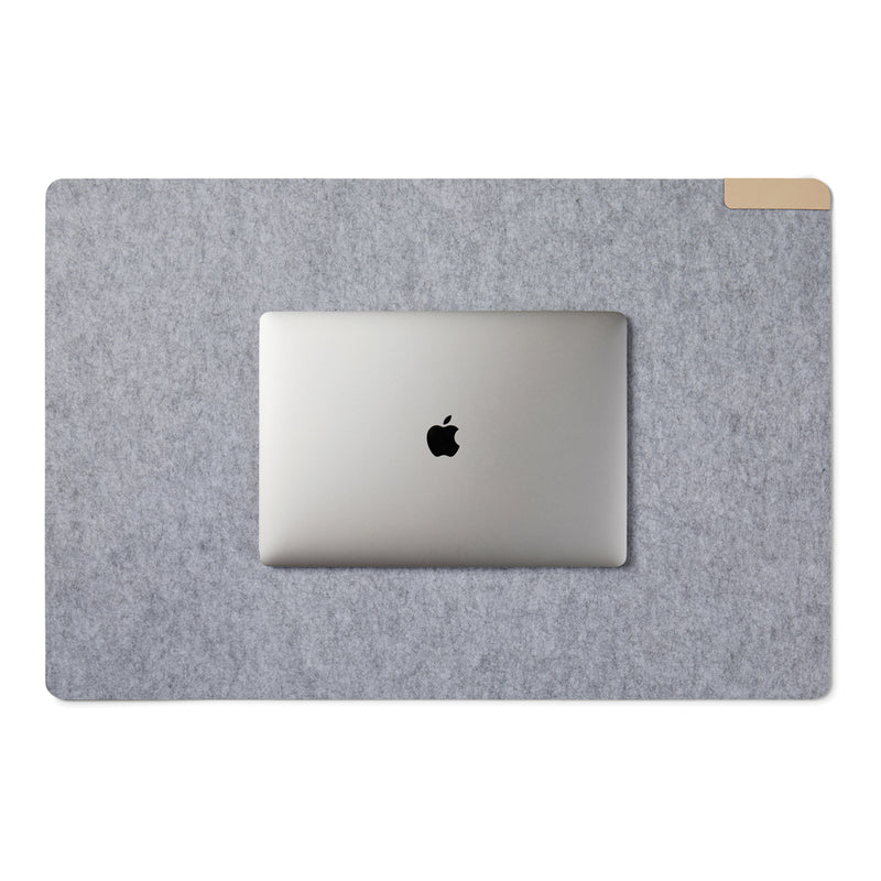 Load image into Gallery viewer, VINGA Albon GRS recycled felt desk pad - Custom Wood Designs
