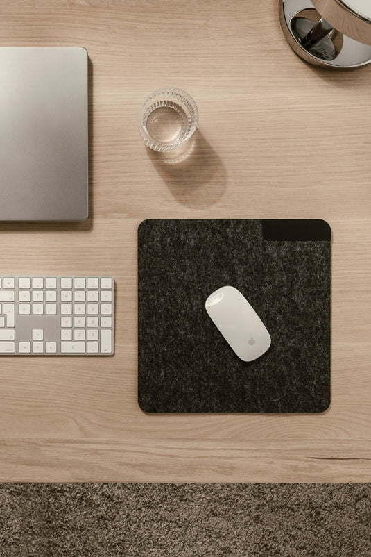 VINGA Albon GRS recycled felt mouse pad - Custom Wood Designs