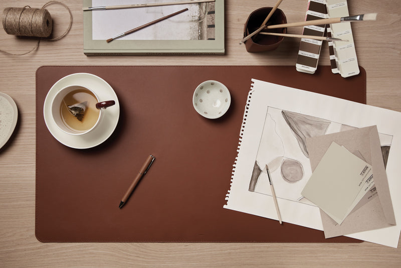 Load image into Gallery viewer, VINGA Timo PU RCS RPET desk pad - Custom Wood Designs
