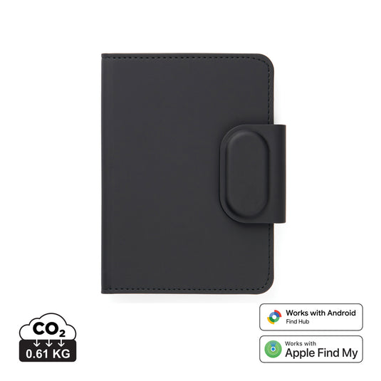 Vinga Baltimore RCS passport cover with finder for phone and tablet accessories, featuring durable material and compact design.