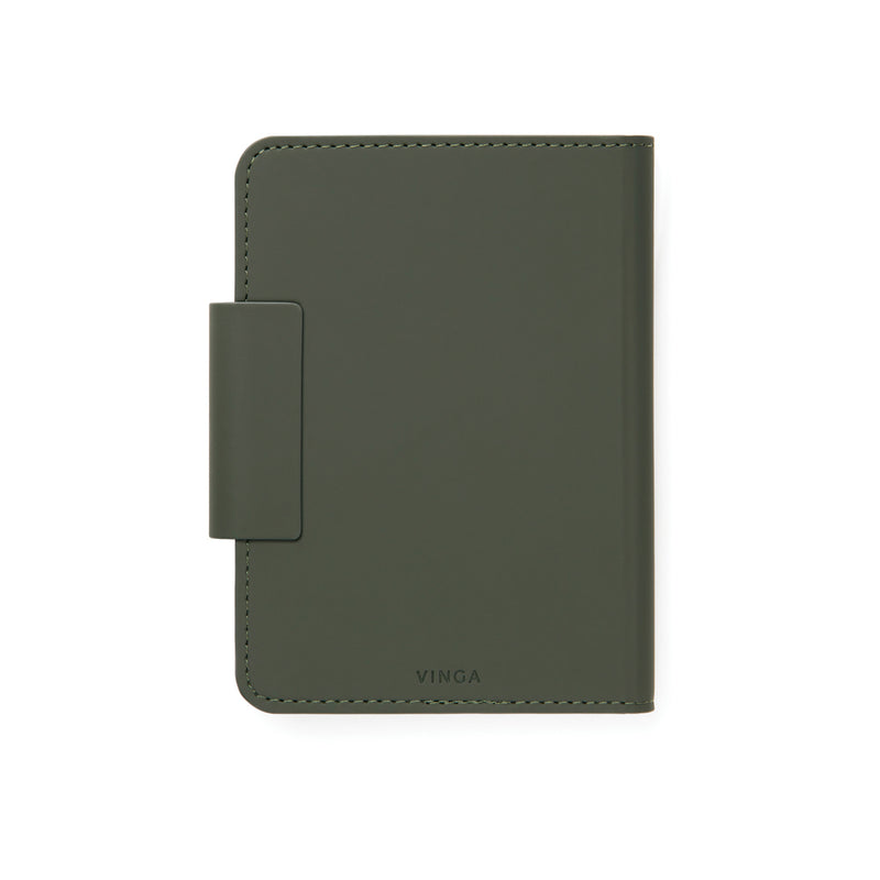 Load image into Gallery viewer, Vinga Baltimore RCS passport cover with finder, designed for phone and tablet accessories, featuring a sleek, durable exterior.
