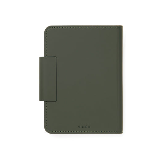 Vinga Baltimore RCS passport cover with finder, designed for phone and tablet accessories, featuring a sleek, durable exterior.