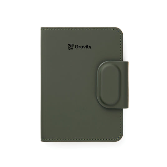 Vinga Baltimore RCS passport cover with finder, designed for phone and tablet accessories, in a sleek black finish.