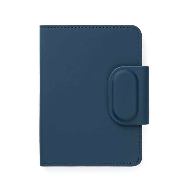 Load image into Gallery viewer, Vinga Baltimore RCS passport cover with finder dual for phone and tablet accessories, black leather with embossed logo.

