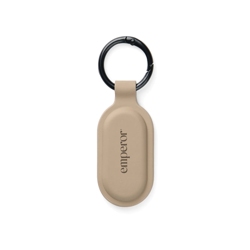 Load image into Gallery viewer, Vinga Altimore RCS key tag with finder dual for phone and tablet accessories, shown with key ring and attached finder device.
