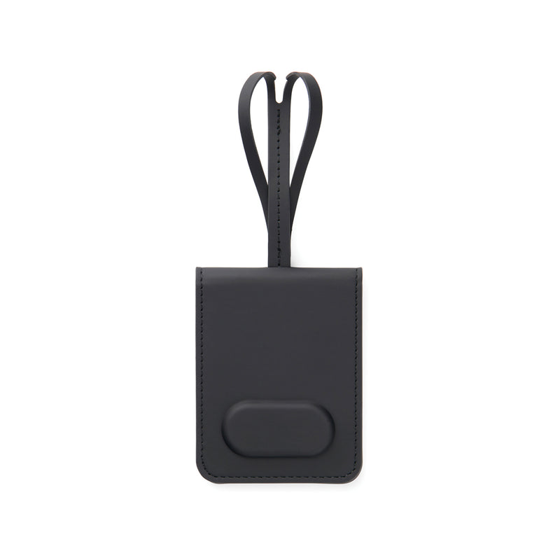 Load image into Gallery viewer, Vinga Baltimore RCS luggage tag with finder dual for phone and tablet accessories, showing the tag and attachment strap.
