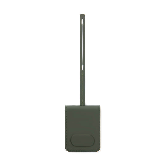 Vinga Baltimore RCS luggage tag with finder attachment for phones and tablets, durable plastic with secure strap.
