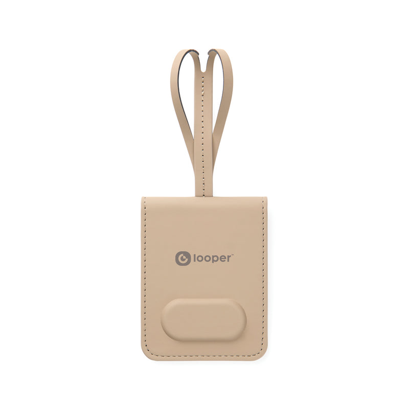 Load image into Gallery viewer, Vinga Baltimore RCS luggage tag with built-in finder for phones and tablets, featuring a sleek design and durable construction.
