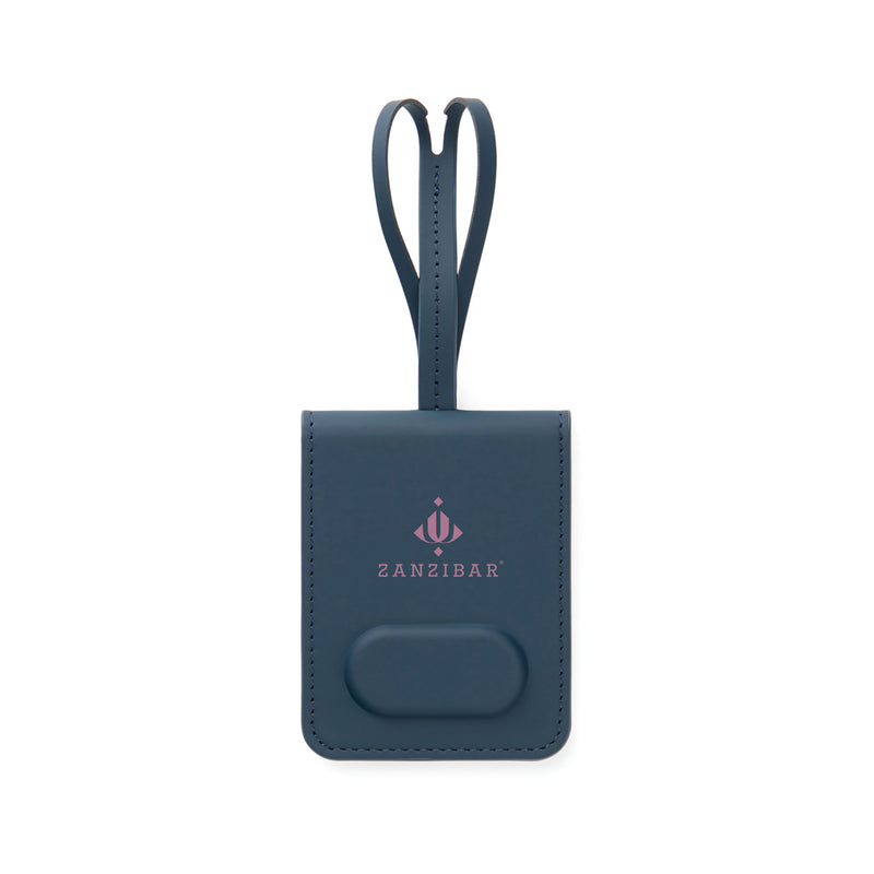 Load image into Gallery viewer, Vinga Baltimore RCS luggage tag with finder for phone and tablet accessories, featuring a sleek design and dual attachment points.
