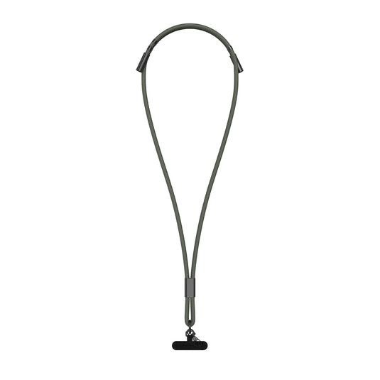 Vinga Baltimore RCS phone cord with charging cable for phones and tablets, showing the coiled cable and connector ports.