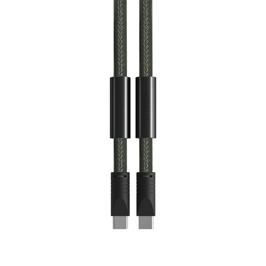 Vinga Baltimore RCS phone charging cable with connector, black phone and tablet accessory, durable and compatible with various devices.