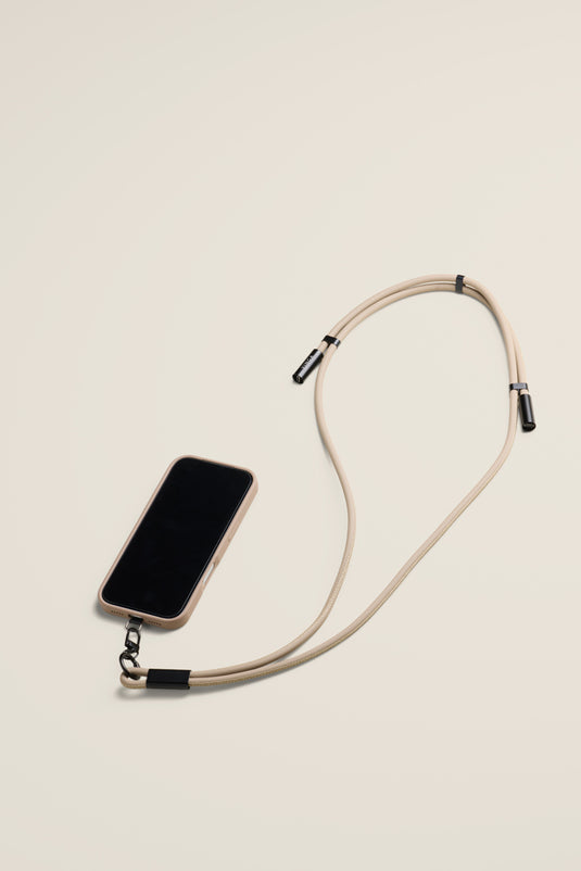 Vinga Baltimore RCS phone cord with charging cable for phones and tablets, black accessory with USB connector visible