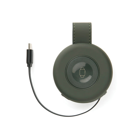 Vinga Baltimore RCS 2-in-1 Wireless Travel Charger with 15W power for phones and tablets, compact and portable accessory.