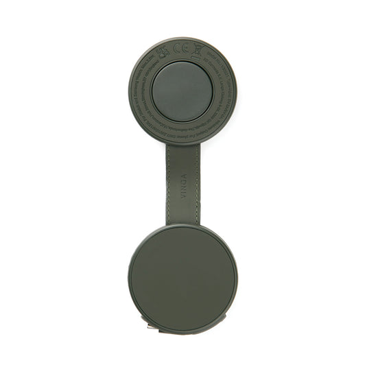 Vinga Baltimore RCS 2-in-1 Wireless Travel Charger for phones and tablets, showing sleek design and charging ports.