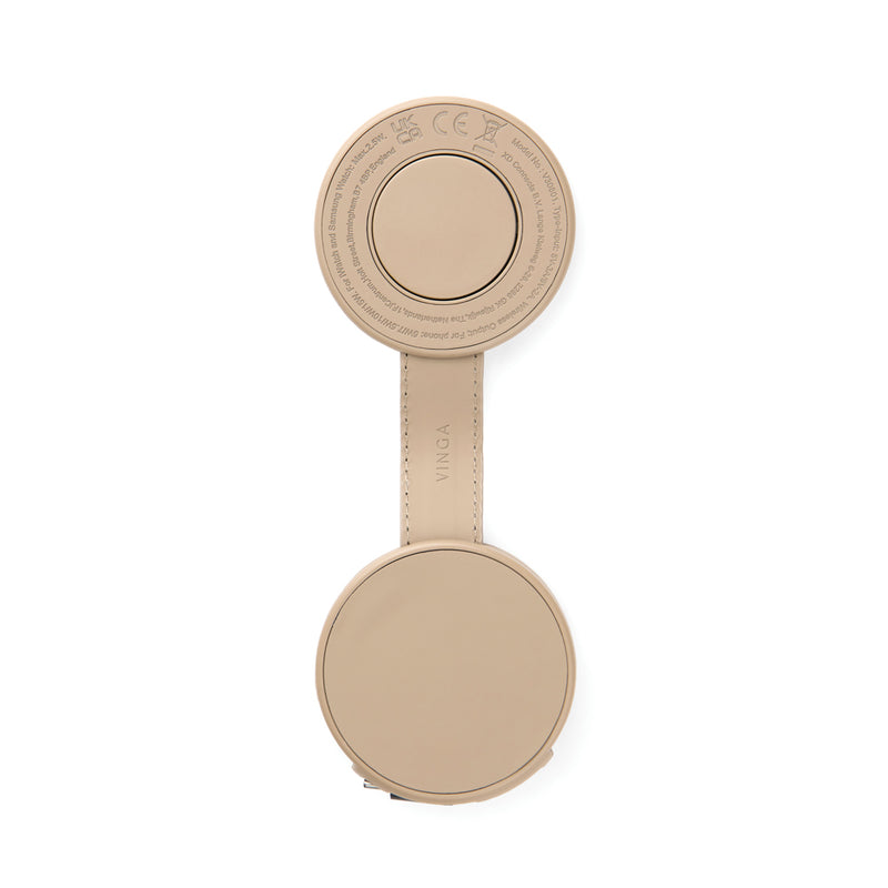 Load image into Gallery viewer, Vinga Baltimore RCS 2-in-1 wireless travel charger for phones and tablets with 15W fast charging, compact and portable design.
