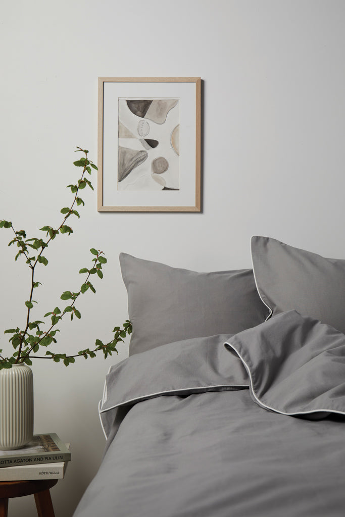 Load image into Gallery viewer, VINGA Marston OCS organic cotton bed linen, 4 pcs set - Custom Wood Designs
