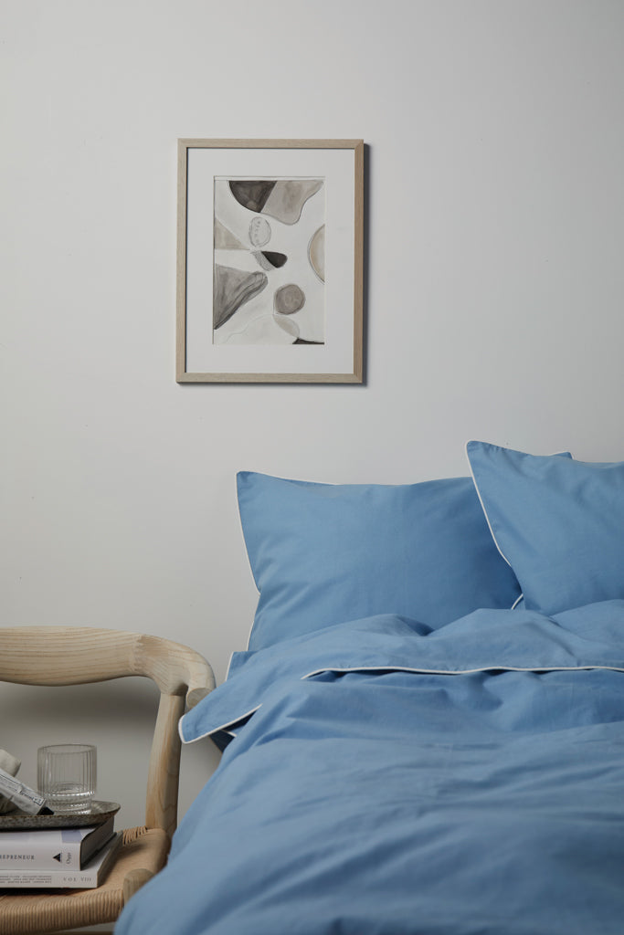 Load image into Gallery viewer, VINGA Marston OCS organic cotton bed linen, 4 pcs set - Custom Wood Designs
