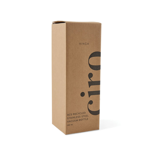 VINGA Ciro RCS recycled vacuum bottle 580ml - Custom Wood Designs