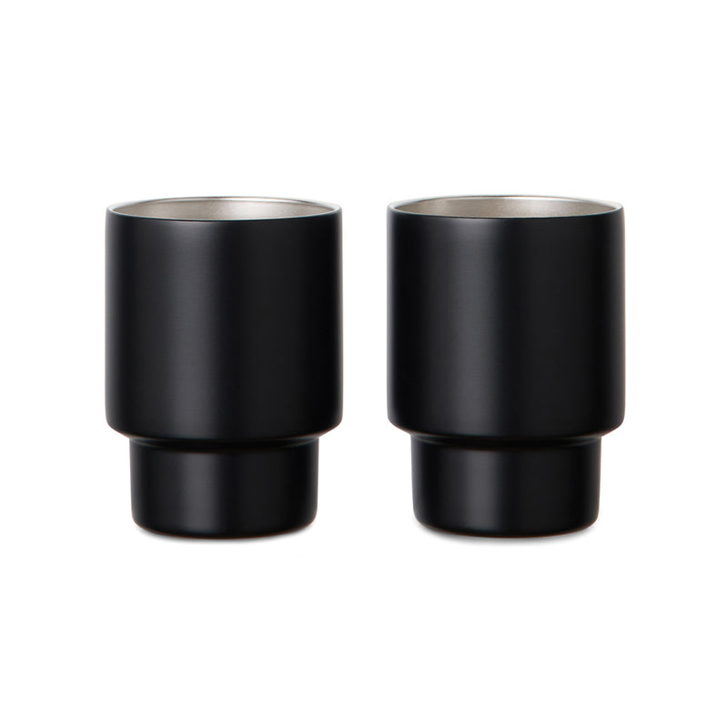 Load image into Gallery viewer, VINGA Nagano RCS  recycled SS mugs, set of 2 - Custom Wood Designs VINGA Nagano RCS  recycled SS mugs, set of 2 made from [material] –  [use_case] | Custom Wood Designs
