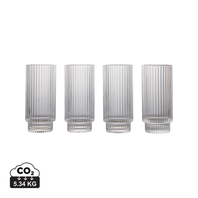 VINGA York highball, 4 pcs set - Custom Wood Designs VINGA York highball, 4 pcs set