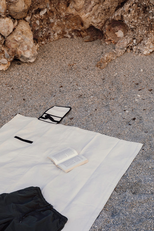 Recycled canvas picnic blanket