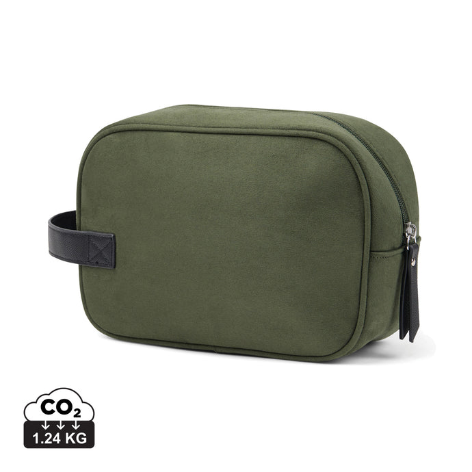 Marlo RCS recycled polyester toiletry bag - Custom Wood Designs