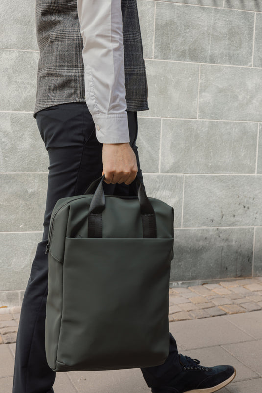 VINGA Baltimore RCS tote backpack - Custom Wood Designs VINGA Baltimore RCS tote backpack made from [material] –  [use_case] | Custom Wood Designs