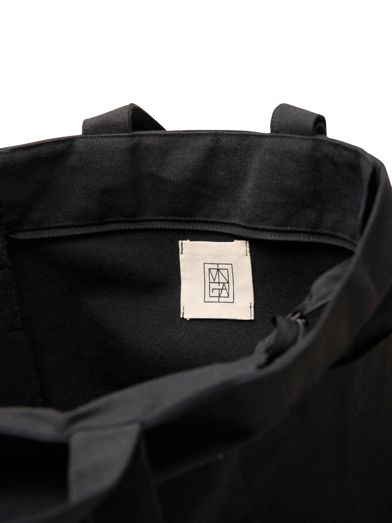 Load image into Gallery viewer, Hil AWARE™ recycled canvas zip tote
