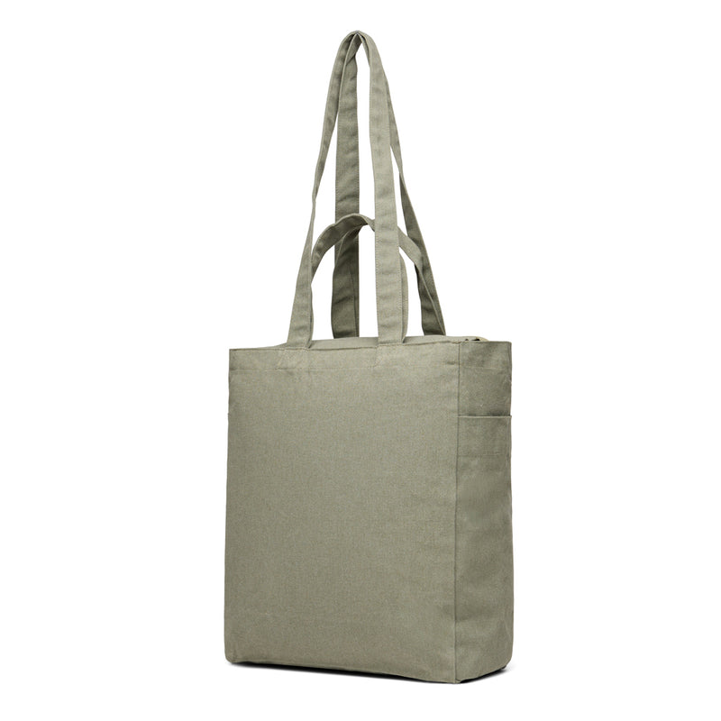Load image into Gallery viewer, Hil AWARE™ recycled canvas zip tote
