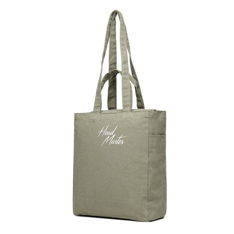 Load image into Gallery viewer, Hil AWARE™ recycled canvas zip tote
