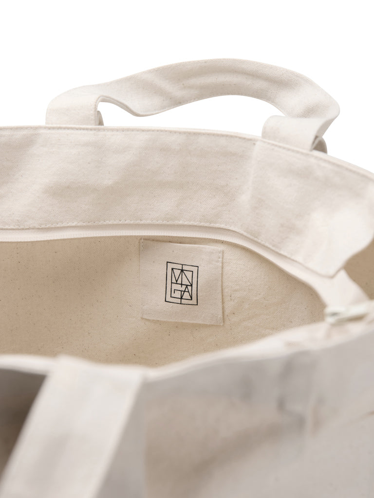 Load image into Gallery viewer, Hil AWARE™ recycled canvas zip tote
