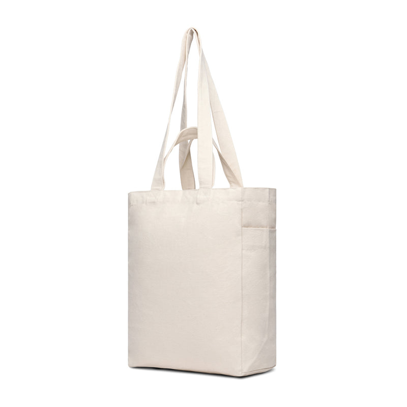 Load image into Gallery viewer, Hil AWARE™ recycled canvas zip tote
