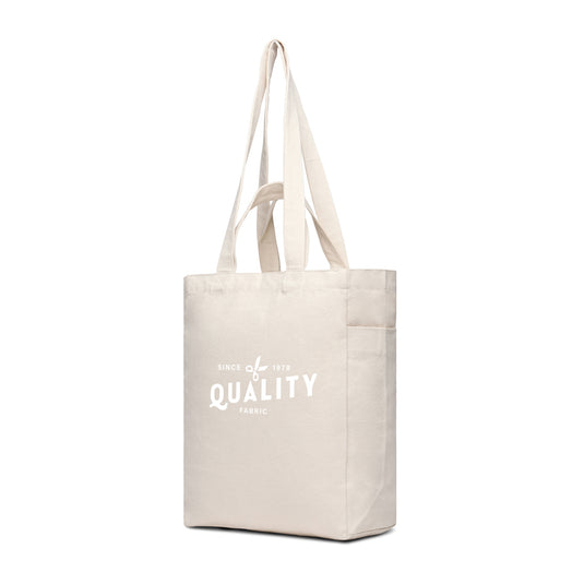 Hil AWARE™ recycled canvas zip tote