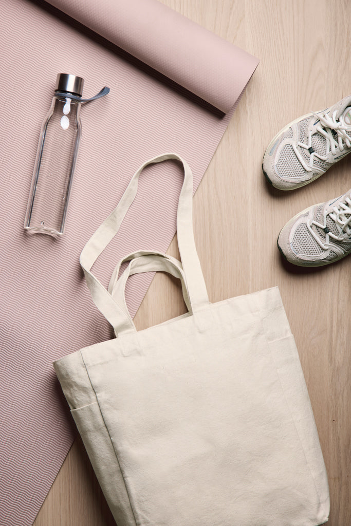 Load image into Gallery viewer, Hil AWARE™ recycled canvas zip tote
