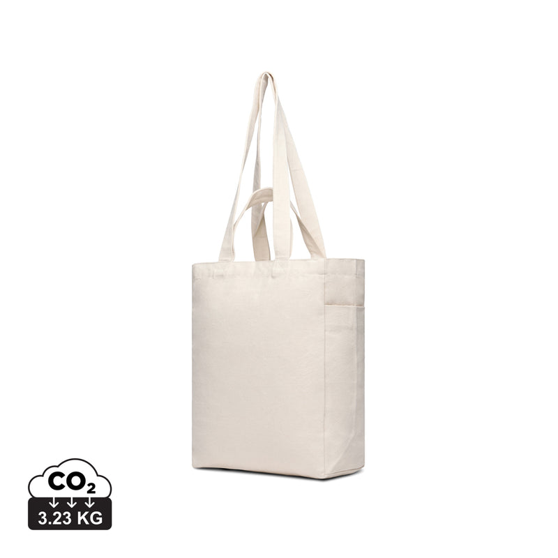 Load image into Gallery viewer, Hil AWARE™ recycled canvas zip tote
