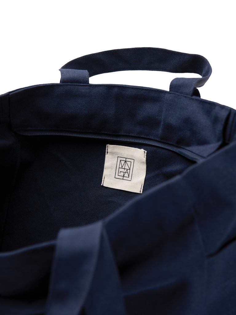 Load image into Gallery viewer, Hil AWARE™ recycled canvas zip tote
