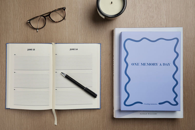 Load image into Gallery viewer, VINGA One memory a day GRS recycled paper journal - Custom Wood Designs
