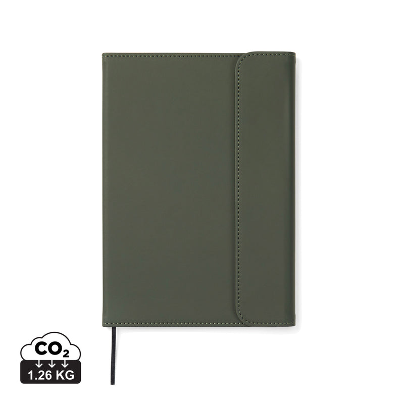 Load image into Gallery viewer, Baltimore GRS certified paper &amp; PU notebook - Custom Wood Designs
