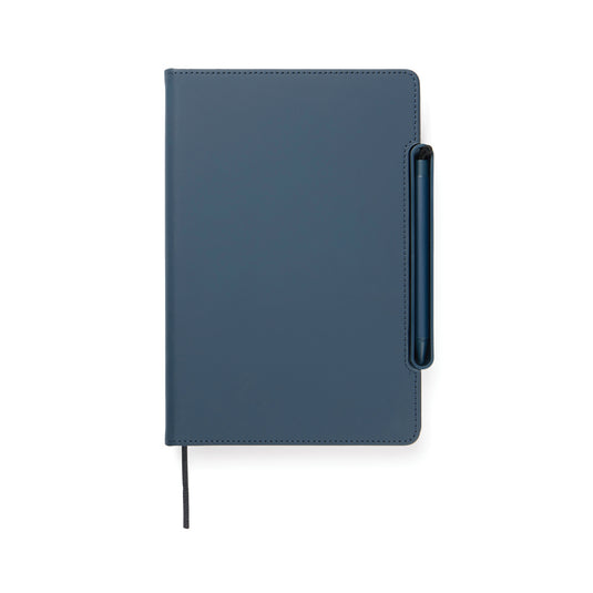 Vinga Baltimore RCS 4-in-1 refillable notebook with black cover and multiple refill compartments, designed for organization and note-taking.