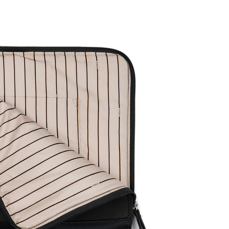 Load image into Gallery viewer, Marlo RCS recycled polyester 14&quot; laptop sleeve - Custom Wood Designs
