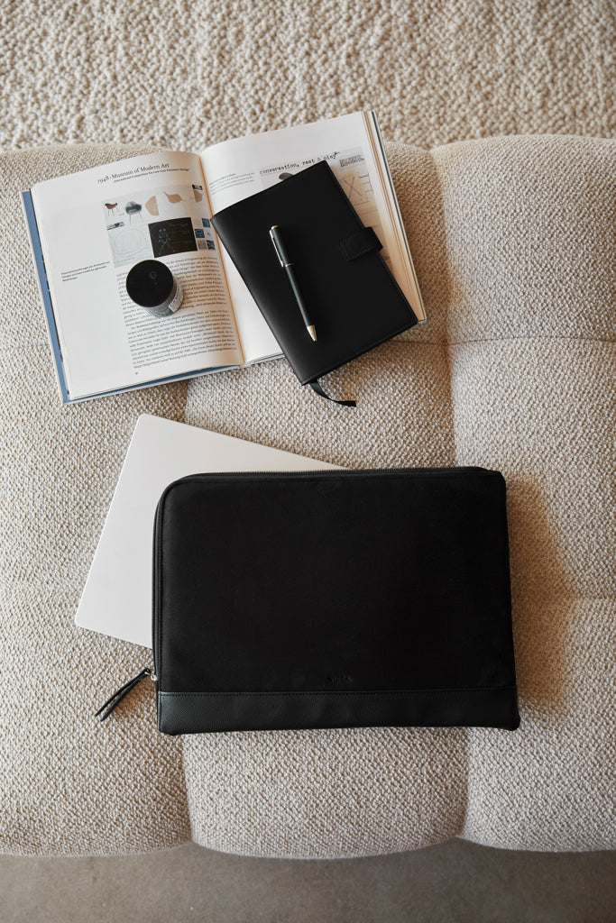 Load image into Gallery viewer, Marlo RCS recycled polyester 14&quot; laptop sleeve - Custom Wood Designs
