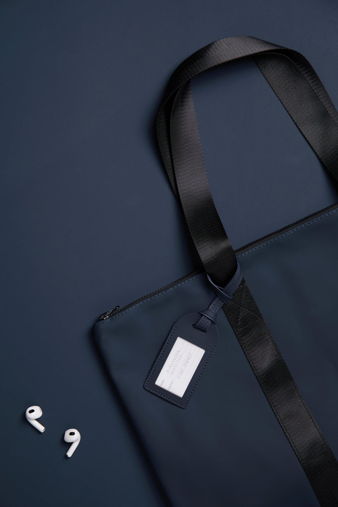 Load image into Gallery viewer, Baltimor RCS recycled polyester luggage tag - Custom Wood Designs
