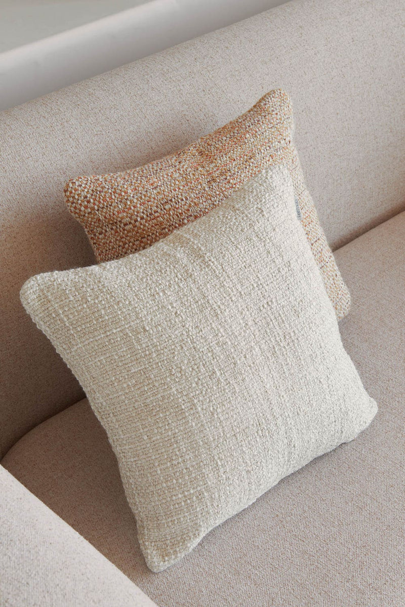 Load image into Gallery viewer, Fermob Vibration Entrelac Outdoor Cushion 44 x 44 cm – lifestyle
